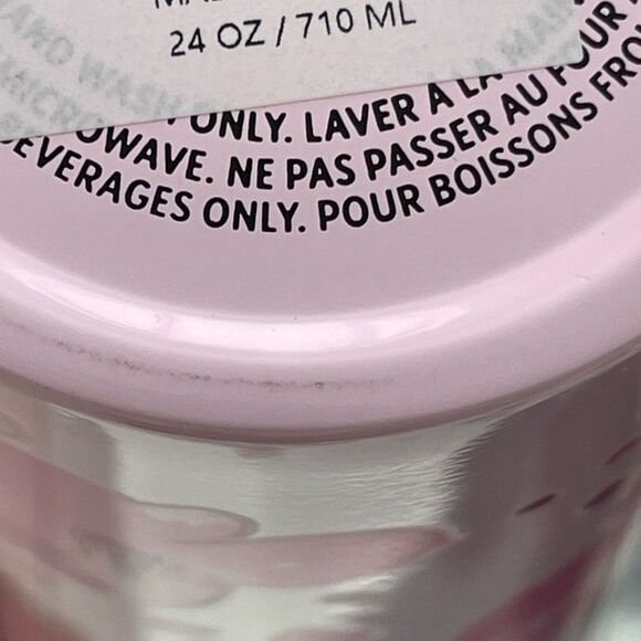 2022 Starbucks Mexico Pink Cherry Blossom Stainless Steel Cold Cup 24oz - Picture 6 of 11